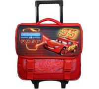 Bagtrotter – Cartable à roulettes Disney Cars – 38 cm – Rouge – Garçon – Dos rembourré