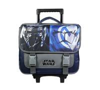Bagtrotter - Cartable à roulettes 38 cm - Disney Star Wars - Multicolore - 2 Compartiments + Poche sous Rabat - Bretelles Matelassées Rétractables - Fond Renforcé - Licence Officielle Star Wars