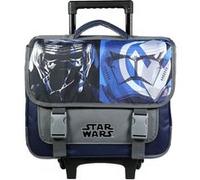 Cartable scolaire à roulettes disney star wars bleu TU