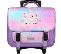 Bagtrotter Cartable à roulettes Phileas 38 cm Licorne Violet – Dos & bretelles rembourrés