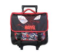 Cartable Scolaire À Roulettes Primaire Spiderman Toile D'araignée Noir TU
