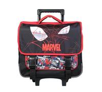 Bagtrotter Cartable à roulettes 38 cm Spider-Man Noir Toile d'araignée