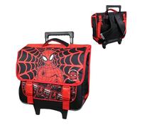 Bagtrotter - Cartable Primaire Garçon 38 cm - Grand Rangement - Tons Noir & Gris - Différents Modèles & Licences