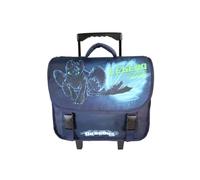 Bagtrotter Dragons - Cartable Scolaire à Roulettes 38 cm - Garçon - Bleu - 2 Compartiments