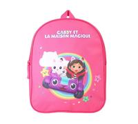 Bagtrotter - Gabby et La Maison Magique - Sac à Dos Scolaire Goûter 31 cm - Rose - Fille - 1 compartiment zippé - Bretelles...