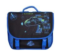 Bagtrotter Cartable Jurassic World 38 cm Noir/Bleu – Dos, bretelles rembourrées – Licence officielle