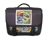 Bagtrotter Cartable Jurassic World 38 cm – 2 comp., bretelles matelassées, noir/vert kaki
