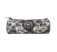 Bagtrotter Jurassic World - Trousse Scolaire Ronde - Vert/Noir - Garçon - 1 Compartiment zippé