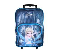 Bagtrotter - La Reine des Neiges - Frozen - Disney - Sac à Dos Scolaire à Roulettes - Bleu - 1 Compartiment Zippé - 1 Poche...