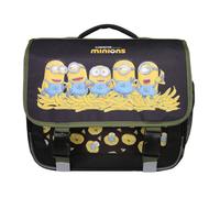 Bagtrotter Cartable Les Minions 38 cm Noir – 2 compartiments, polyester, bretelles matelassées