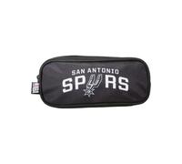 Bagtrotter NBA San Antonio Spurs - Trousse Scolaire - Noir - Garçon - 2 Compartiments zippé