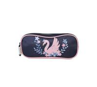 Bagtrotter Phileas - Trousse Scolaire Cygne - Bleu/Rose - Fille - 2 Compartiments zippé