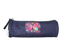 Trousse Scolaire Ronde Phileas Papillon Bleu TU