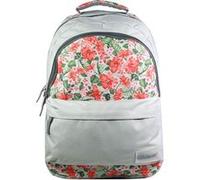 BAGTROTTER Sac à dos 2 compartiments Offshore Gris Fleurs Beige G