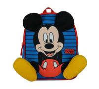 Bagtrotter Sac à dos 31 cm avec détails 3D pieds Disney Mickey Bleu, Bleu, 25x11x31, Bleu, 25x11x31