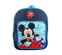 Bagtrotter Sac à Dos 31 cm avec Poche Maternelle Disney Mickey Bleu