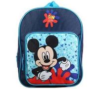 BAGTROTTER Sac à dos 31 cm avec poche maternelle Disney Mickey Bleu Bleu G