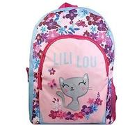 Bagtrotter Sac à Dos 37 cm avec Poche Lili Lou Rose