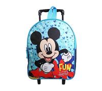 Bagtrotter Sac à Dos à roulettes 31 cm Maternelle Disney Mickey Bleu