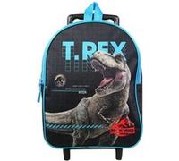 Sac à dos à roulettes maternelle jurassic world t-rex noir TU