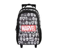 Bagtrotter - Sac à Dos à Roulettes 41 cm - Avengers Marvel Noir - Primaire - Bretelles et dos rembourrés - 2 Compartiments Zippés - Poche avant - Licence Officielle Marvel