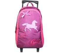 Bagtrotter Sac à dos à roulettes Cybel Cheval Violet