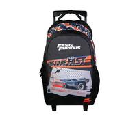 Bagtrotter Sac à dos à roulettes Fast And Furious Noir