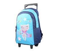 Bagtrotter Sac à dos à roulettes Lili Lou Bleu