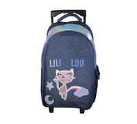 Bagtrotter Sac à dos à roulettes Lili Lou Bleu