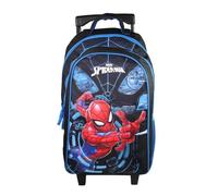 BAGTROTTER Sac à dos à roulettes Spider-Man Bleu