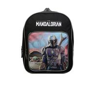 Bagtrotter Sac à Dos Maternelle 31 cm avec Poche Star Wars/The Mandalorian Baby Yoda Noir et Gris