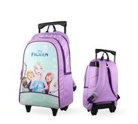 Bagtrotter Sac à dos à roulettes La Reine des Neiges Frozen Violet Enfant Fille Multicolore