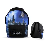 Bagtrotter Sac à dos Harry Potter 41 cm – 1 compartiment, poche avant zippée – Noir
