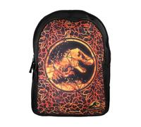 Bagtrotter - Sac à Dos Scolaire 46 cm - Jurassic World Noir - 2 Compartiments Zippés, Bretelles & Dos Matelassés, Résistant & Spacieux - Primaire - Licence Officielle Jurassic World