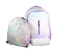 Bagtrotter Set sac à dos, sac gym et trousse Tie and Dye multicolore TU