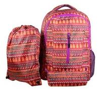 Set de sac à dos, sac gym et trousse bagtrotter attrape-rêve multicolore TU