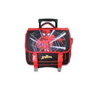 Bagtrotter SpiderMan - Cartable à roulettes 38 cm - Rouge/Noir - Garçon - 2 compartiments