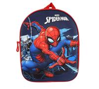 Bagtrotter Sac à dos scolaire Spiderman 31 cm – Face 3D, 1 compartiment, polyester, marine