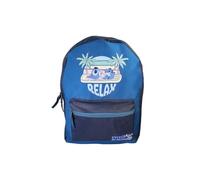 Bagtrotter Stitch - Sac à dos scolaire - Bleu - 1 compartiment zippé
