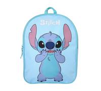 Bagtrotter - Stitch - Sac à Dos Scolaire Goûter 31 cm - Bleu Clair - 1 compartiment zippé - Bretelles Matelassées - 25x11x32 cm - Matière Polyester - Sac à Dos Scolaire Maternelle