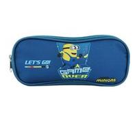 Bagtrotter Trousse scolaire Les Minions – 2 compartiments – Bleu
