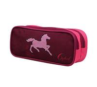 Bagtrotter Trousse scolaire Cybel Cheval Licorne – 2 compartiments – Violette