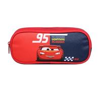 Bagtrotter Trousse Scolaire 2 Compartiments Disney Cars Rouge et Bleu