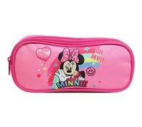 Trousse scolaire - Disney - Minnie - 2 compartiments - Rose - Polyester