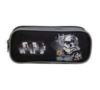 Bagtrotter Trousse Scolaire 2 Compartiments Disney Star Wars Noire