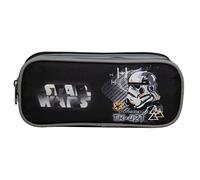 Bagtrotter Trousse scolaire Disney Star Wars – 2 compartiments – Noire