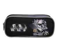 Bagtrotter Trousse scolaire Disney Star Wars – 2 compartiments – Noire