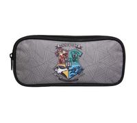 Bagtrotter Trousse scolaire Harry Potter 2 compartiments Grise