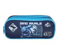BAGTROTTER Trousse scolaire 2 compartiments Jurassic World Bleu Bleu G