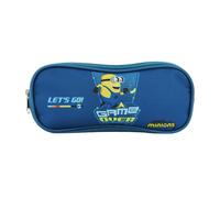 Trousse scolaire rectangulaire les minions bleu TU